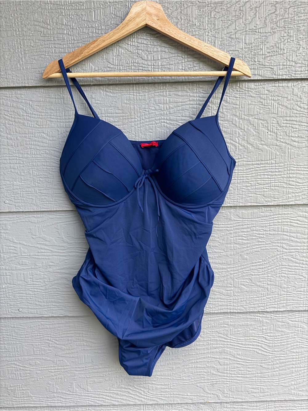 SPANX Navy One-Piece Swimsuit with Molded Cups